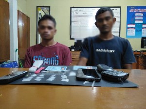 Sempat Melarikan Diri, Polisi Tangkap Pemilik 12 Peket Sabu di Aceh Besar